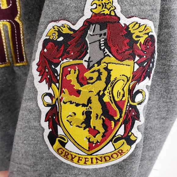 Gryffindor Wizarding World of Harry Potter Sweatshirt Women's XS Gray - Picture 6 of 10